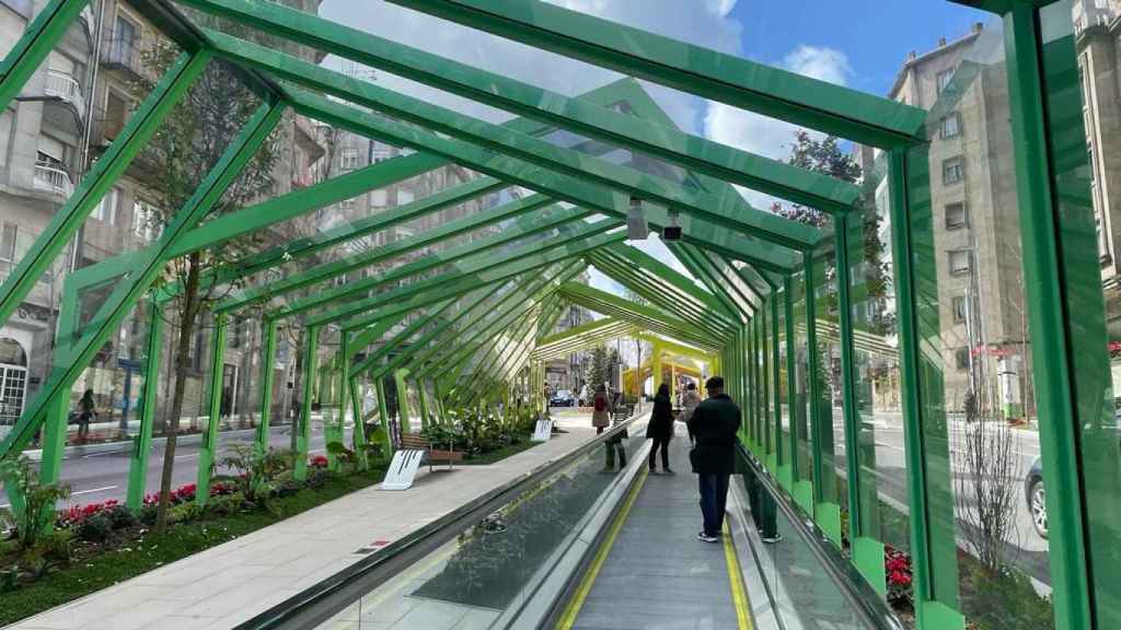 Nuevo tramo de rampas de Gran Vía. Fotos: Treintayseis