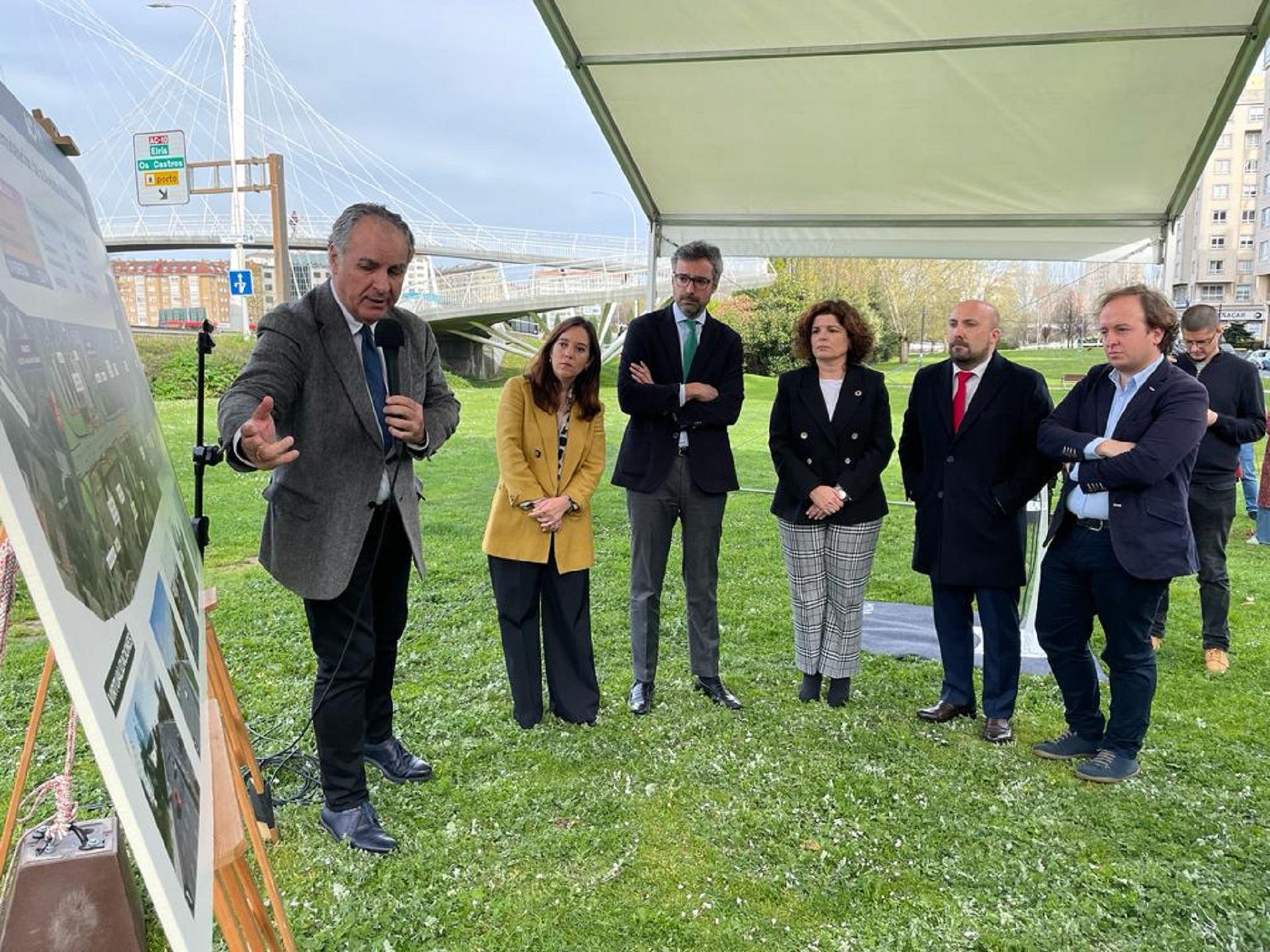 Presentación del proyecto de remodelación de Alfonso Molina, en A Coruña.