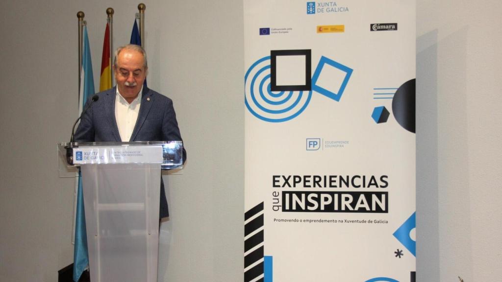 El presidente de la Cámara de A Coruña, Antonio Couceiro