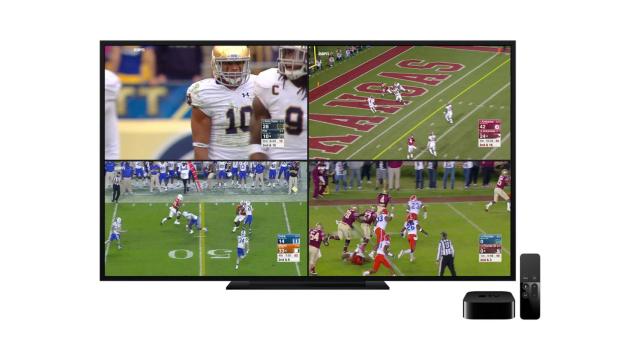 Modo pantalla dividida de ESPN.