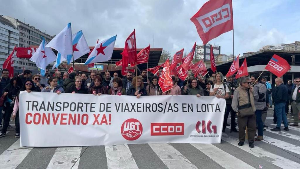 Movilización en A Coruña en una foto de archivo.