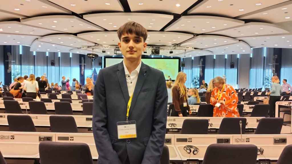 Fernando González Herreros, alumno del Colegio Mariano-Franciscanas de Vigo.