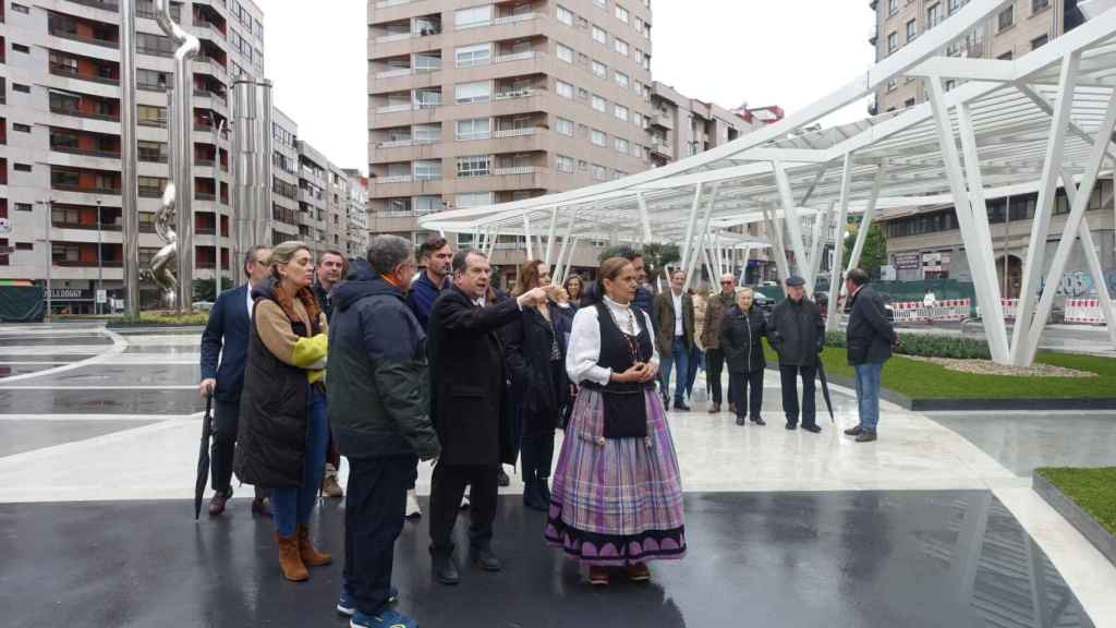 Inauguración de la nueva Plaza Elíptica de Vigo.