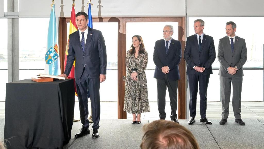 Toma de posesión de Besteiro.