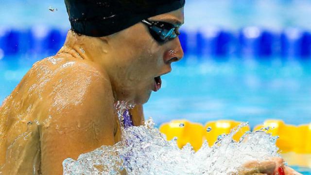 La nadadora Siobhan-Marie O'Connor durante una competición