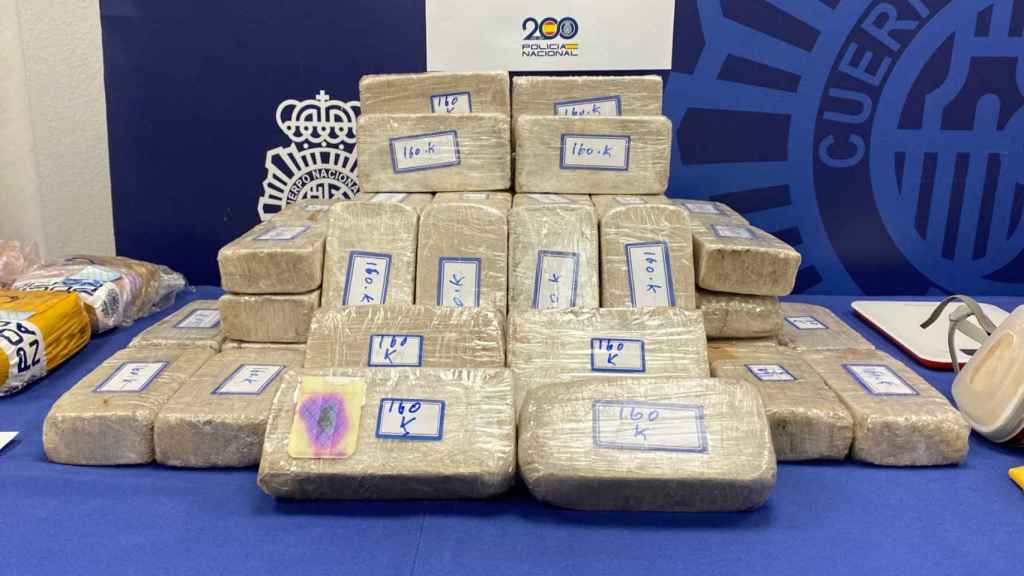 Heroína incautada en la Operación ‘Matoxo’ en Nigrán (Pontevedra).