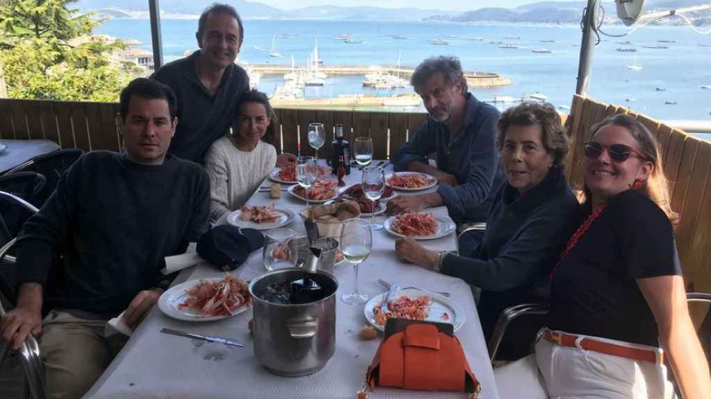 Post de Instagram de Alessandro Lequio en las Rías Baixas este miércoles.