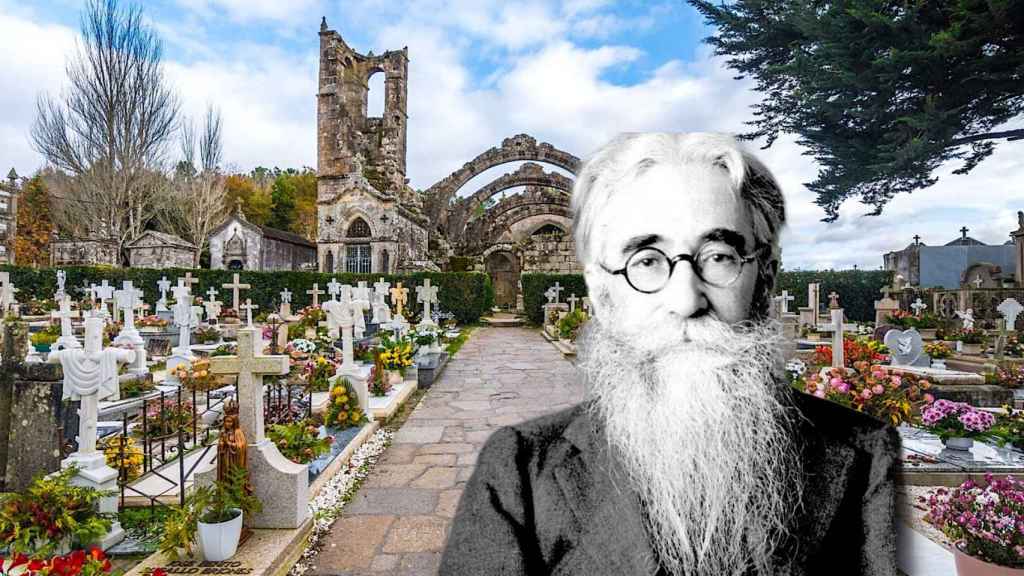 Valle-Inclán y las Ruinas de Santa Mariña Dozo.