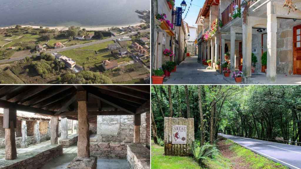 Samieira, Combarro, Agolada y Berre.