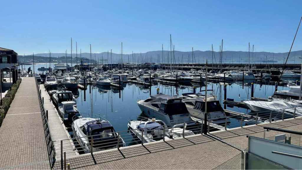 Puerto deportivo Juan Carlos I de Sanxenxo.