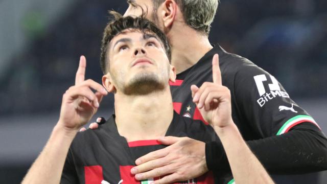 Brahim Díaz, con el Milan
