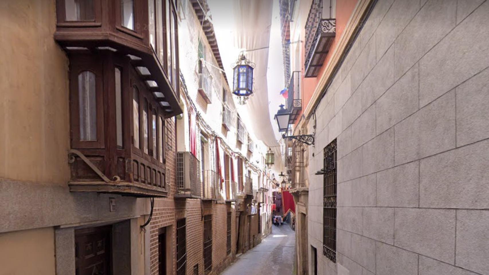Calle Alfileritos de Toledo. Foto: Google Maps.