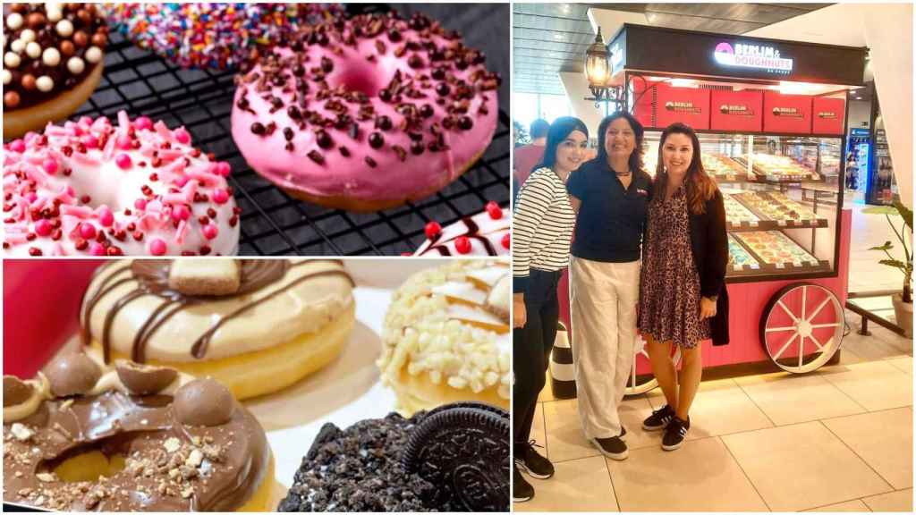 Dulces de la firma en el nuevo carrito situado en Vialia Vigo.