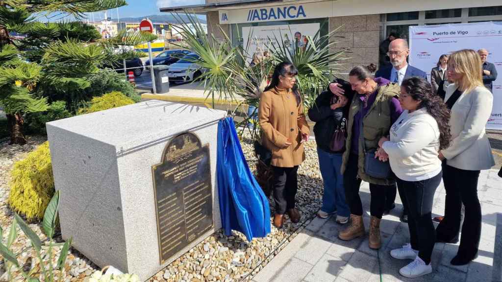 Imagen del homenaje a las víctimas del Villa de Pitanxo en Vigo.