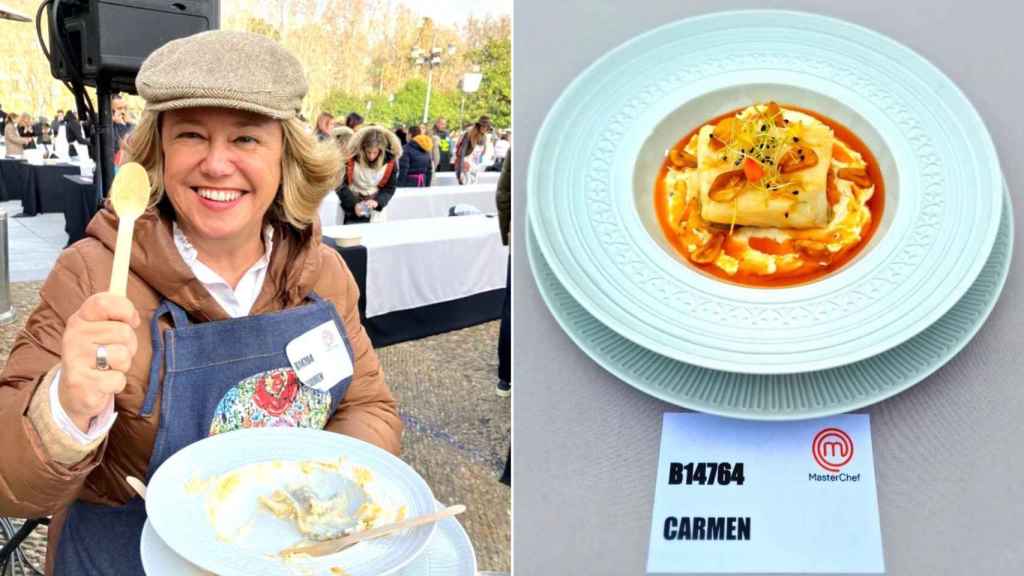 La viguesa Carmen Albo en el casting de ‘Masterchef’.