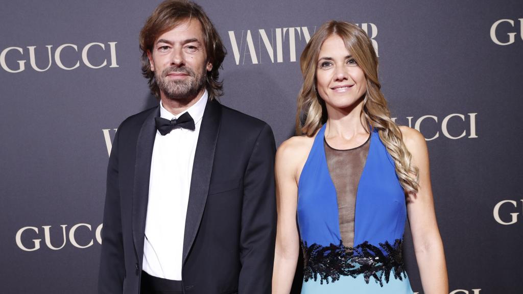 Santiago Pedraz y Sylvia Córdoba en la fiesta de 'Vanity Fair' en 2018.