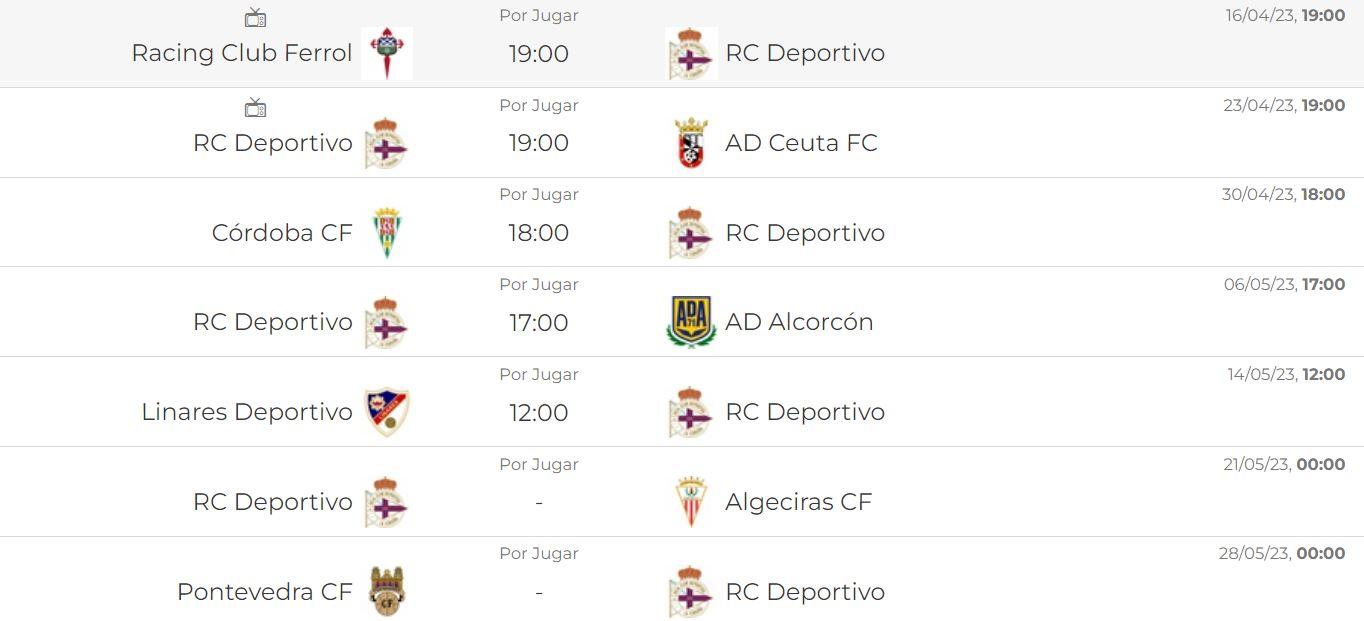 Los partidos que le quedan al Dépor (Foto: RFEF)