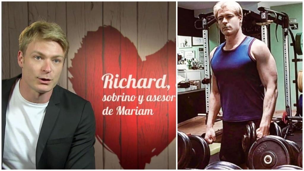 Richard Pena, la voz en off de 'First Dates', tanto en el programa como entrenando.