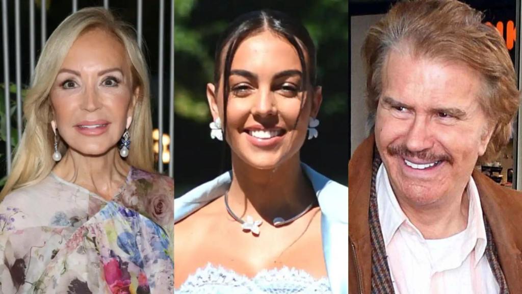 Carmen Lomana, Georgina Rodríguez y Bigote Arrocet en imágenes de archivo.