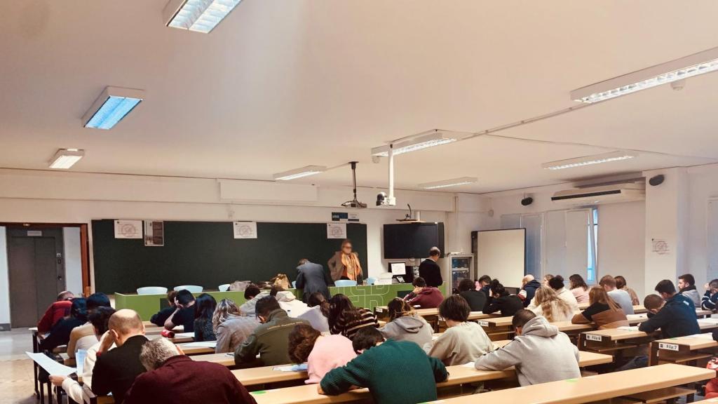 Imagen de un aula de la UNED Zamora.