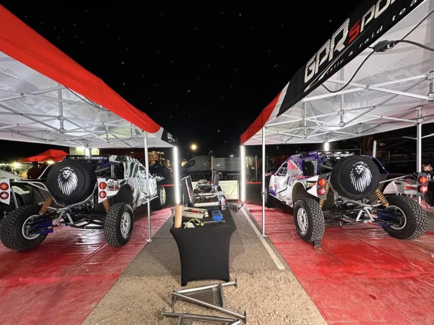 El equipo GPR Sport , en la Baja TT Dehesa de Extremadura