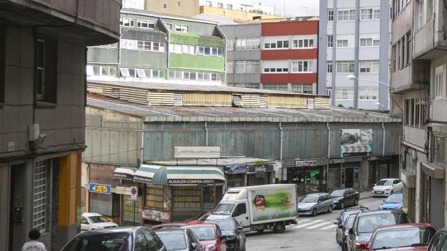 El mercado de Santa Lucía de A Coruña.