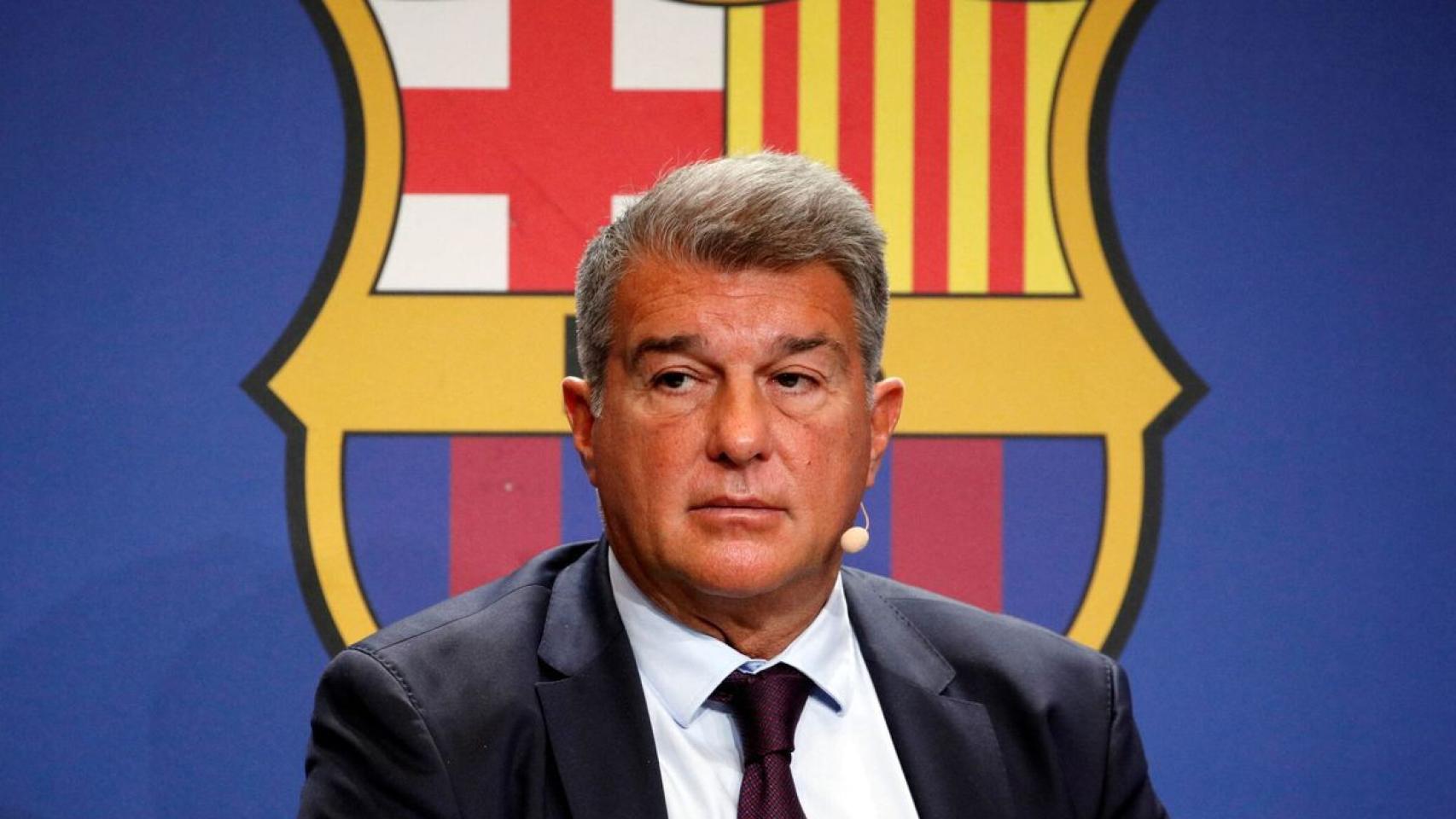 Joan Laporta, presidente del F.C. Barcelona.