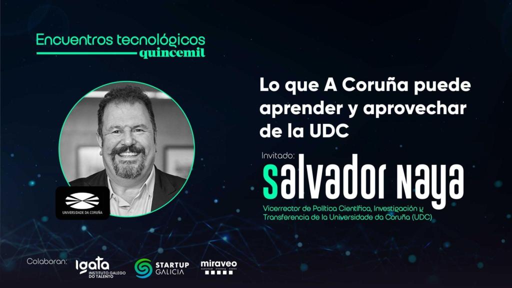 Salvador Naya, invitado en el cuarto Encuentro Tecnológico Quincemil, el 26 de abril