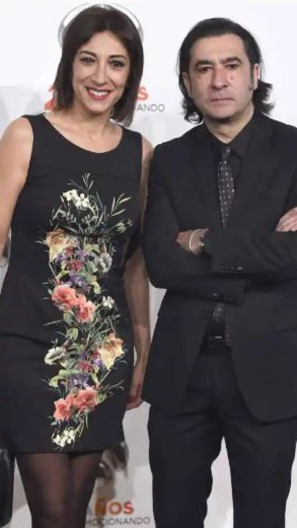 Carmen Ro y Ángel Antonio Herrera, en un evento de 2015.