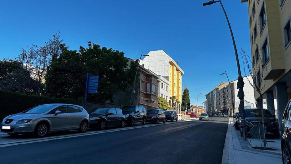 La avenida de Vilaboa de Culleredo.