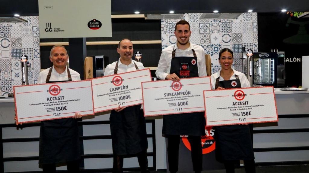 Los ganadores en el concurso de Estrella Galicia