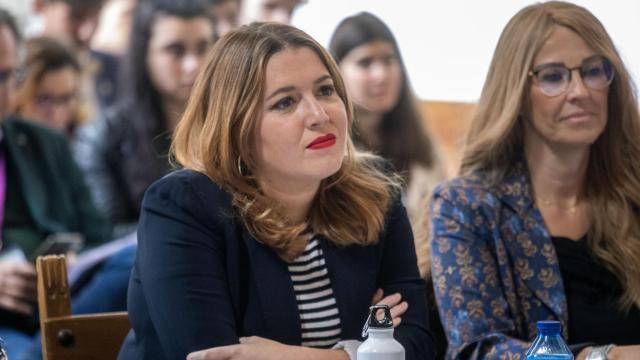 La secretaria general de Estado de Igualdad, Ángela Rodríguez, en la Universidad de Salamanca