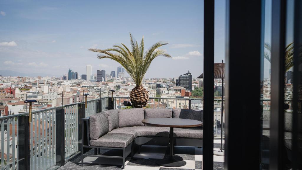 Terraza del Club Financiero Génova.