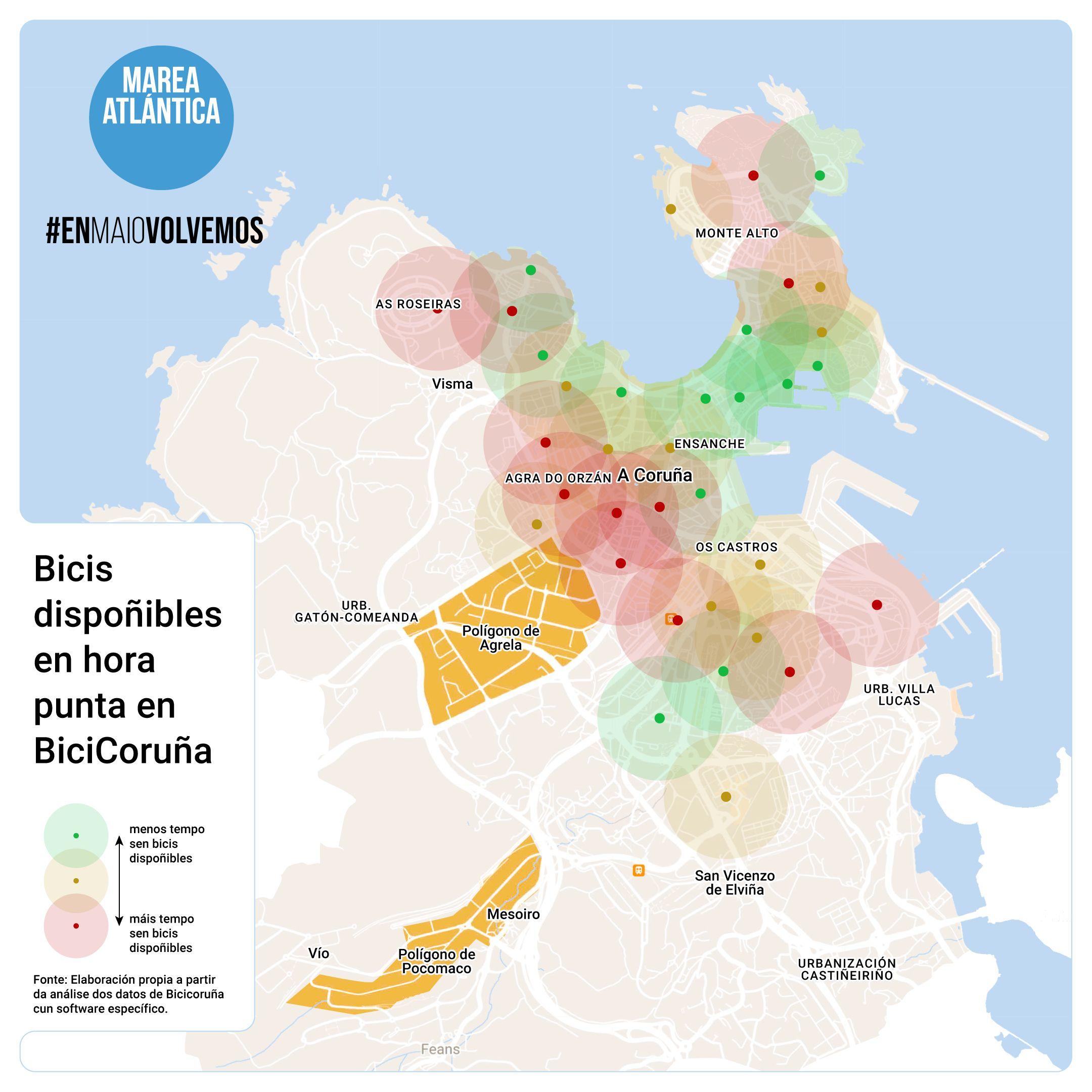Estudio de Marea Atlántica sobre BiciCoruña