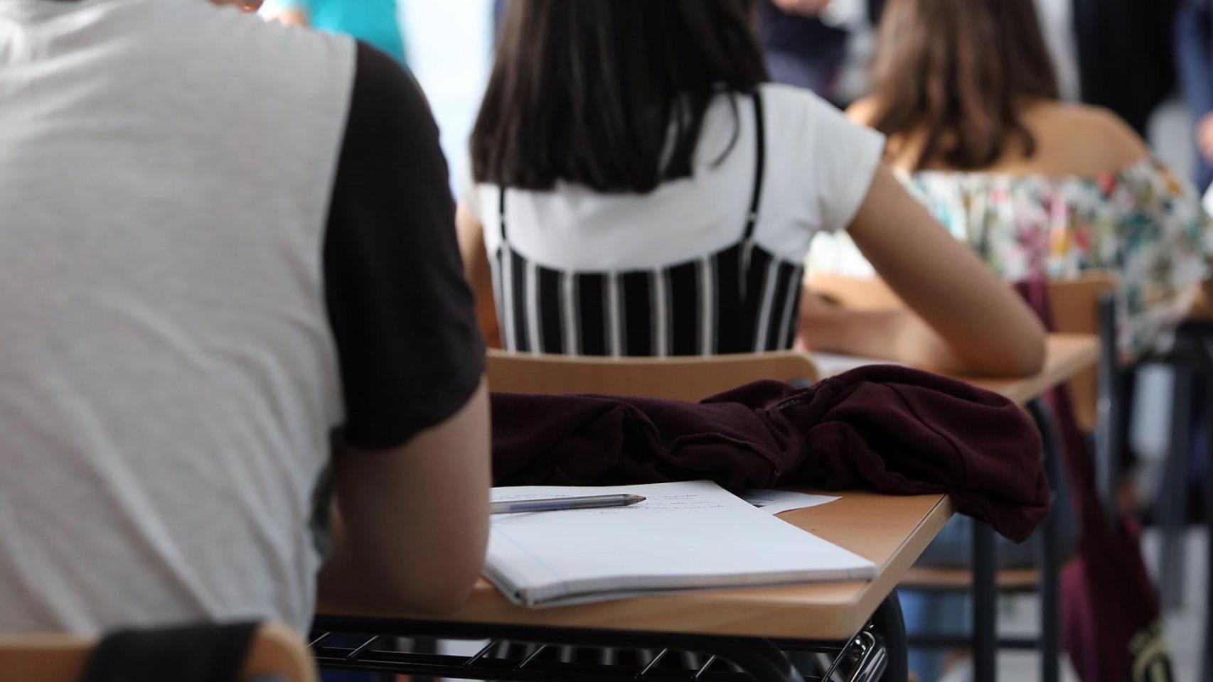 Clase de Bachillerato.