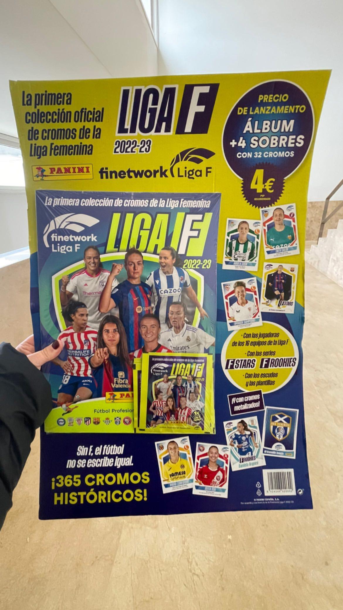 Álbum de cromos de la liga femenina