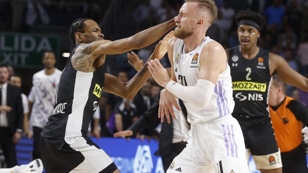 Enganchón entre Musa y Punter.