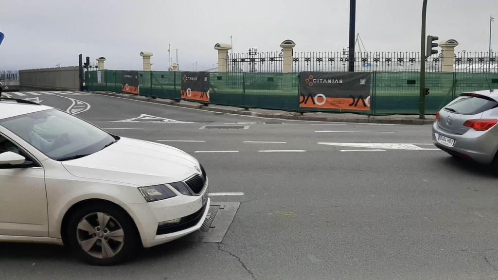 Obras de acceso para vehículos en el muelle de Trasatlánticos