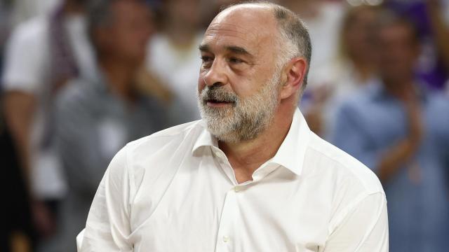 Pablo Laso, durante el final de su etapa en el Real Madrid