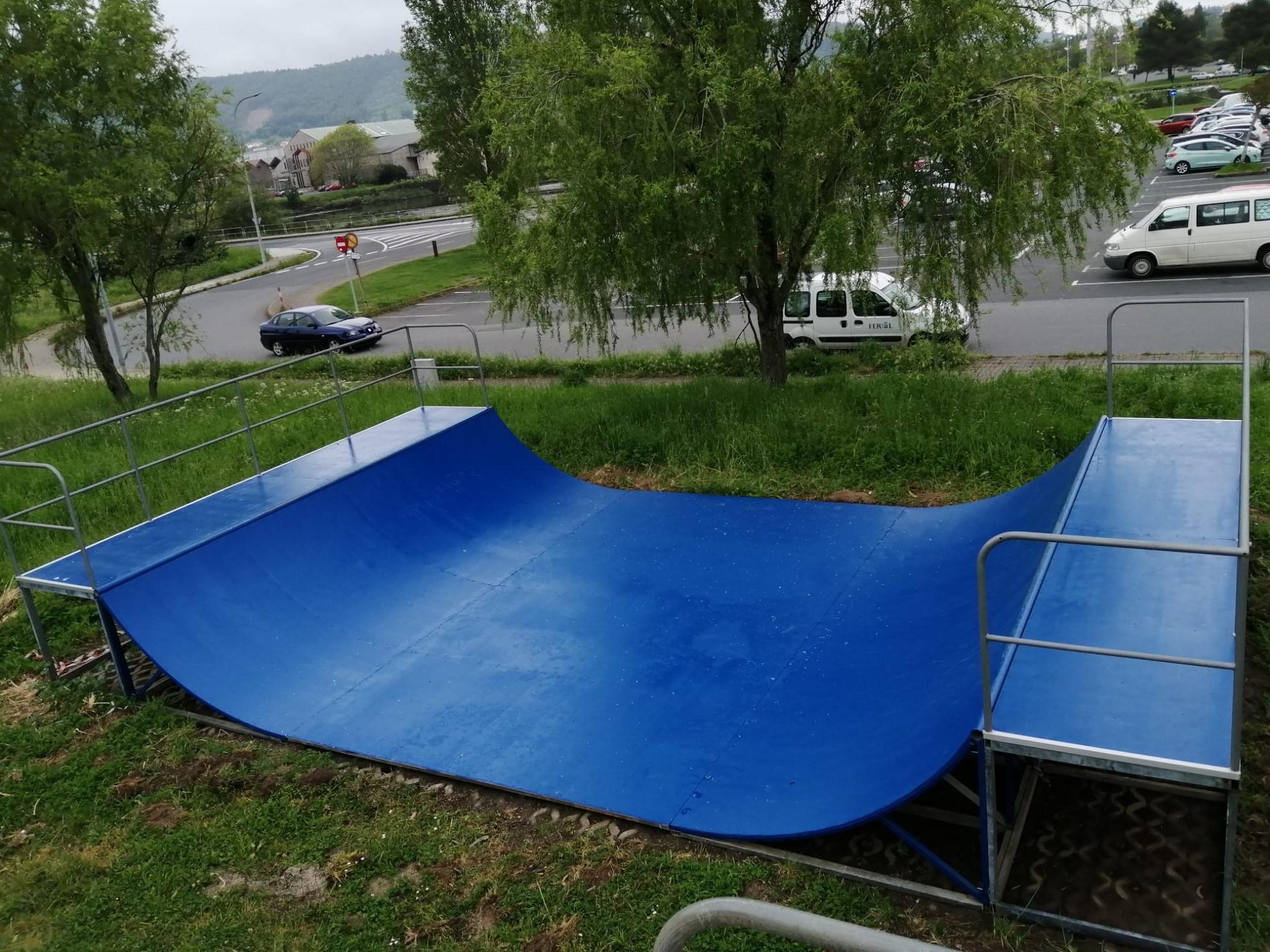 Estado actual de la pista reparada. Imagen: Concello de Ferrol