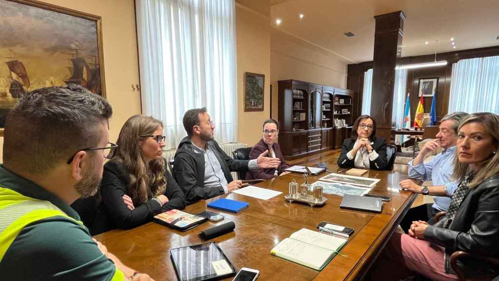 Reunión de Conxemar con la subdelegada del Gobierno en Pontevedra, Maica Larriba.