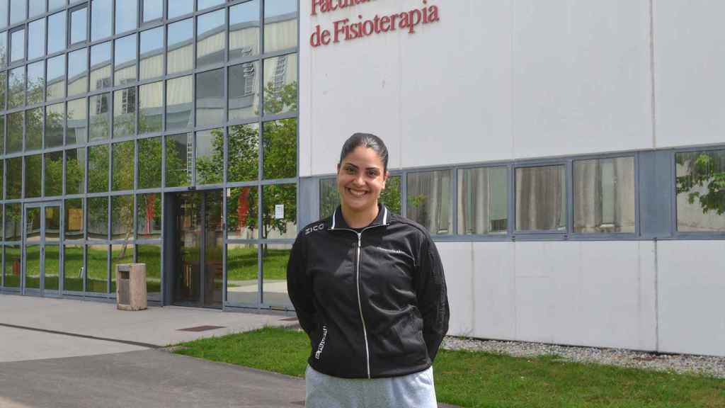 Desirée Rivadulla, estudiante de Fisioterapia en la UVigo y ‘taekwondista’.