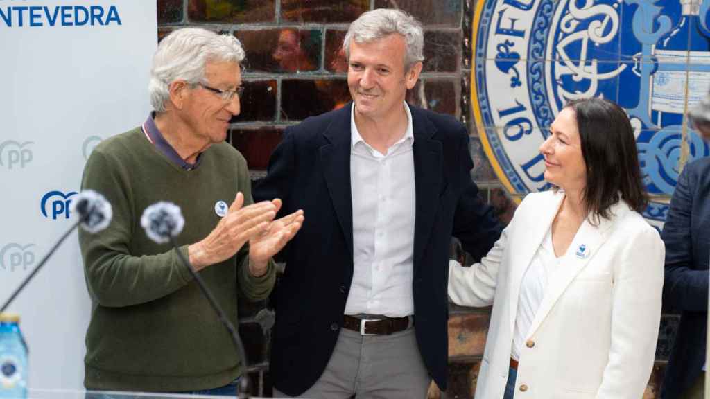José Antonio Lorenzo, Alfonso Rueda y Marisa Domínguez.