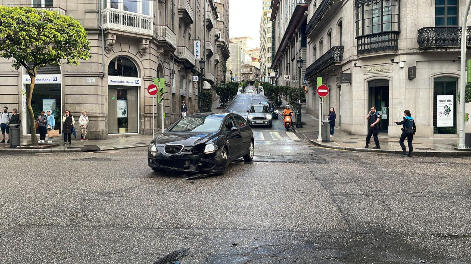 Imagen del estado del coche particular. Foto: Treintayseis