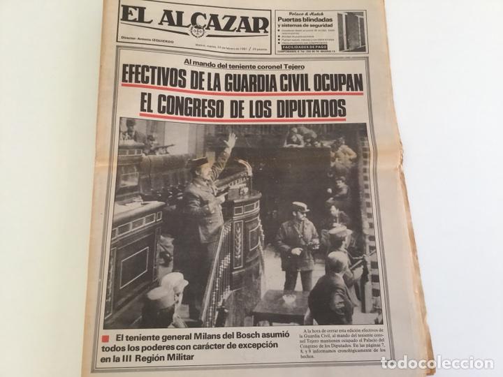 Portada de “El Alcázar”, 24 de Febrero de 1981. https://www.todocoleccion.net