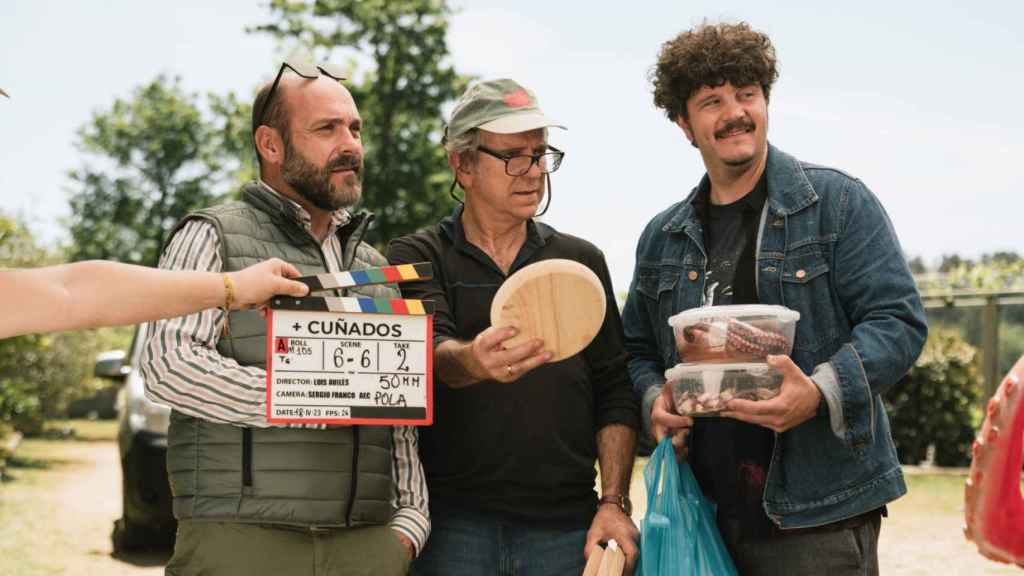 Imagen del rodaje de ‘+Cuñados’.