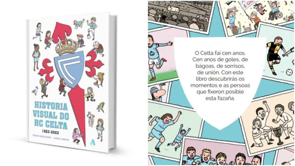 Portada y contraportada de ‘Historia visual do RC Celta’