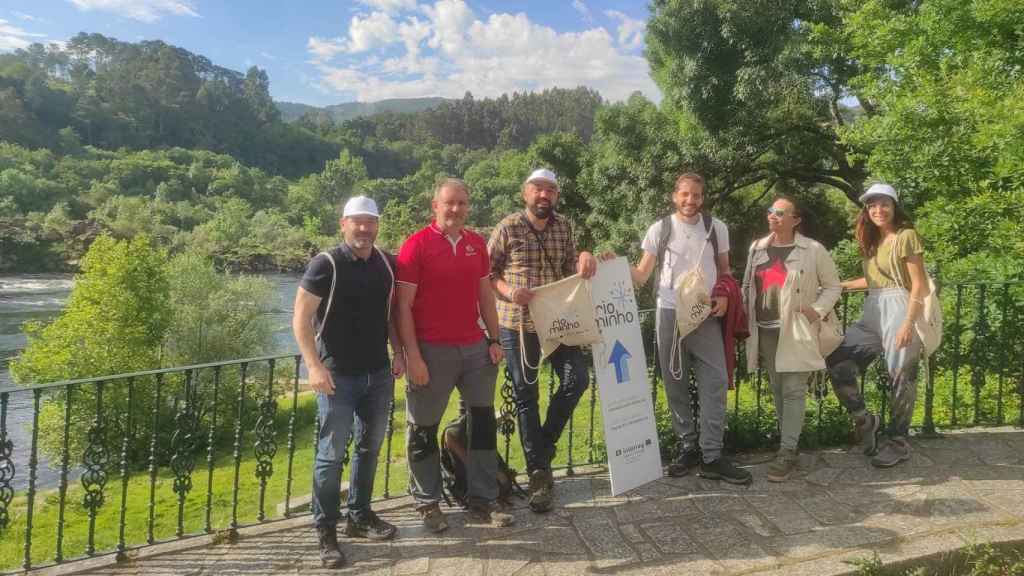 El territorio pontevedrés del Miño se luce ante blogueros de viajes