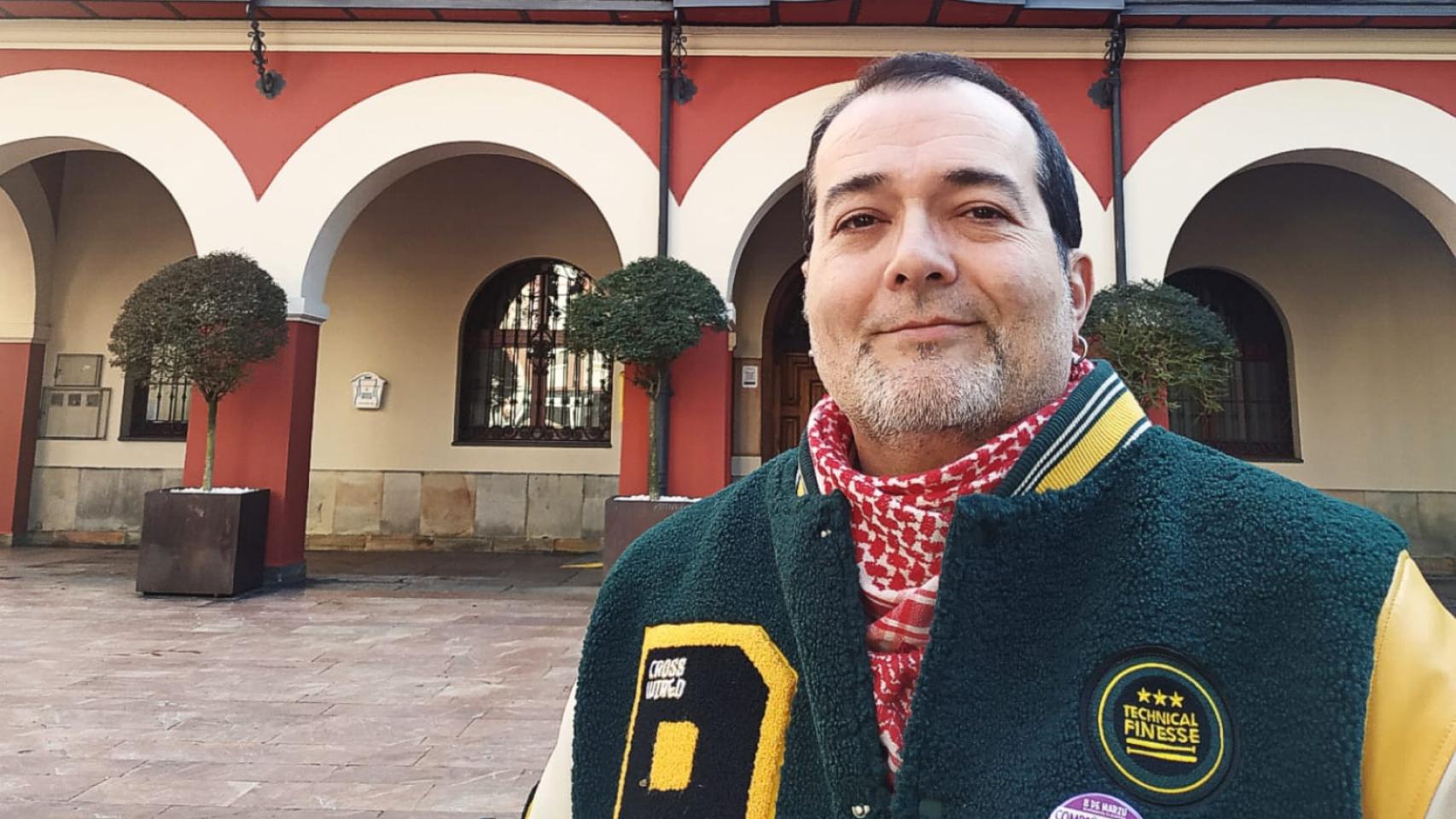 Roberto García, en Langreo