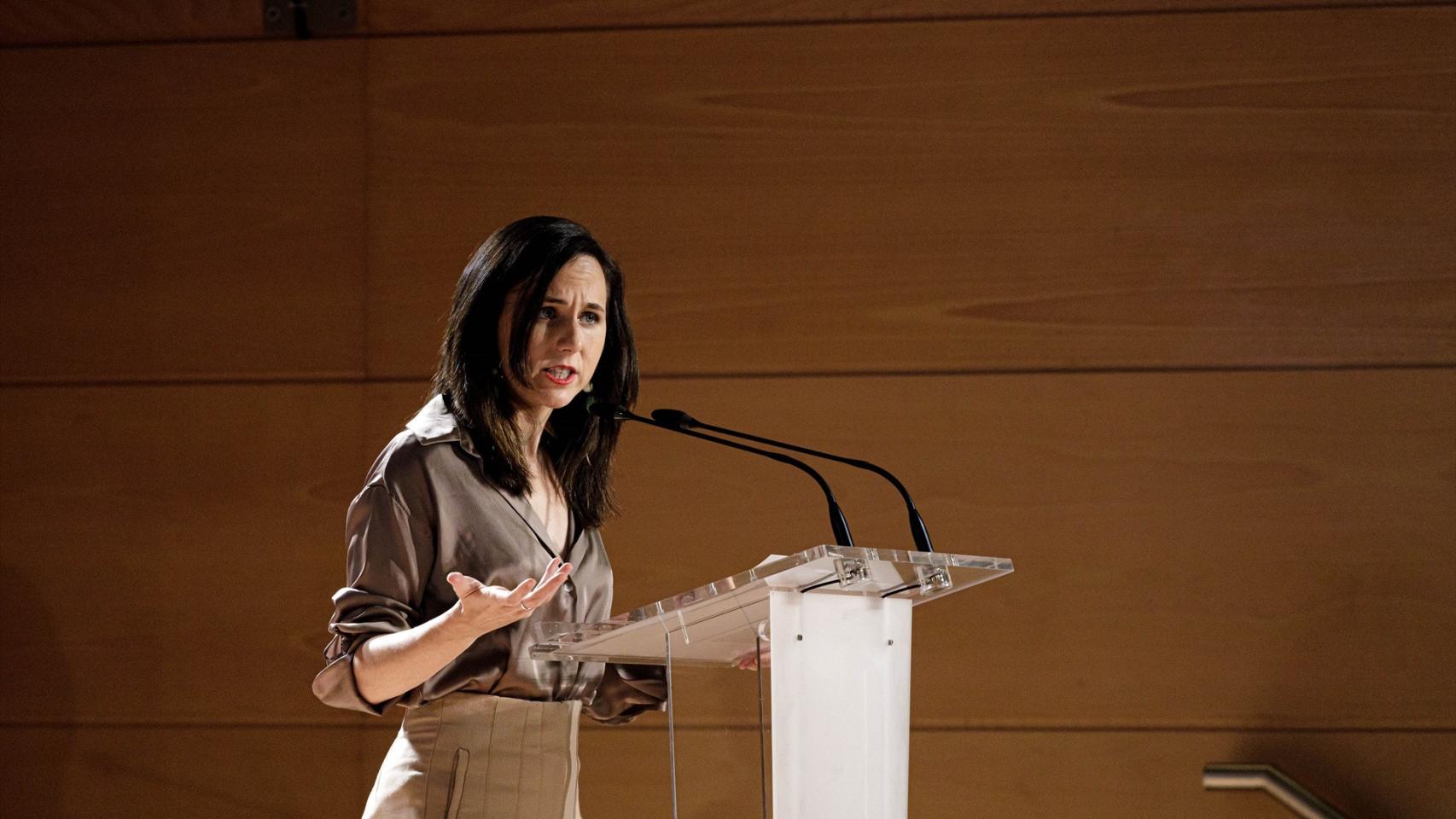 La ministra de Derechos Sociales, Ione Belarra, este martes en Madrid.
